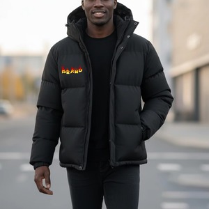 Chaqueta Moderna de Estilo Chino, Acolchada con Nailon, con Capucha, Grosor Estándar, Secado Rápido, Ecológica, 85% Impermeable, Talla Grande, con Cierre - Product Image 4