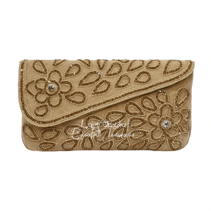 Bolso de cuentas indio hecho a mano, colorido, de lujo, artesanal étnico, con asa de baguette de cuentas de cristal, duradero, estilo moderno, para fiestas informales - Product Image 2
