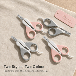 Coupe-ongles <span class=keywords><strong>pour</strong></span> chat et <span class=keywords><strong>chien</strong></span> en acier inoxydable de 128 mm, tête courbée et droite, poignée antidérapante, outil de toilettage <span class=keywords><strong>pour</strong></span> animaux de compagnie - Product Image 2