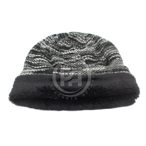 ออกแบบโลโก้ตามสั่ง หมวกบีนนี่กันหนาวคุณภาพพรีเมียม หมวกบีนนี่ถักลายแจ็คการ์ด สำหรับขายออนไลน์ - Product Image 3