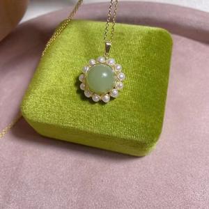 Collar de Perlas de Agua Dulce Xiuyu Versátil y Elegante, Diseño de Girasol, Plata de Ley 925, Inspirado en la Naturaleza - Product Image 3