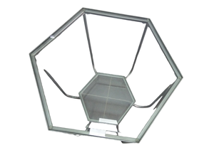 Table d'appoint pour chambre et salon, plateau en verre, design rond, table à manger moderne - Product Image 4