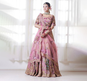 Nuevo Lehenga Choli con Diseño Fox Georgette, Calidad Excepcional con Can-Can y Lona, Precio de Mayoreo, Completamente Cosido - Product Image 1