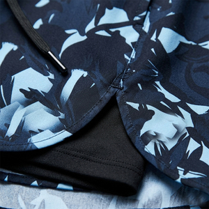 กางเกงว่ายน้ำชายแบบ 2-in-1 ไซส์ใหญ่พิเศษ ลายพิมพ์แบบซับลิเมชั่น แห้งเร็ว ซับในสองชั้น สำหรับออกกำลังกายและฝึกซ้อม มีเชือกผูกเอว 100% - Product Image 5