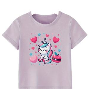 T-shirt en coton pour femmes, manches courtes, parfait pour le bureau ou le travail à domicile. - Product Image 1