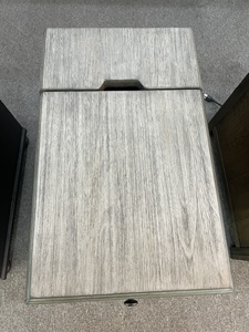 Topsail Table d'appoint en bois traditionnel Antique massif Design moderne Table d'extrémité en bois naturel pour la maison Meubles Vente Tables basses - Product Image 6