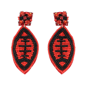 Pendientes Bohemios Bordados con Flores, Hechos a Mano con Cuentas de Cristal, Pendientes Colgantes, Joyería Étnica, Pendientes de Cuentas, Accesorios de Disfraces - Product Image 1