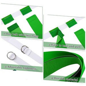 Ensemble de ceintures de flag football colorées de haute qualité pour enfants et adultes, idéal pour le rugby, la course à pied et autres produits de golf - Product Image 6