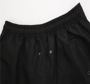 Custom Casual Style Men's Canvas Breathable High Waist Shorts Polyester/Cotton Beach Swimwear with <b>Back</b> Pocket - Product Image 6