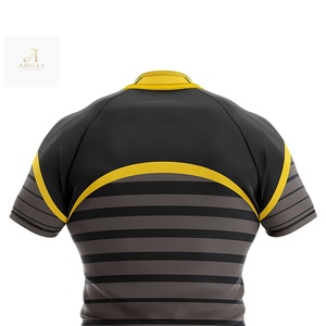 Camiseta de Rugby Personalizada con Etiqueta Privada, Nueva Moda, Color Sólido, Gran Cantidad, Buena Venta, Servicio OEM ODM - Product Image 6