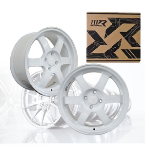 Jante de voiture en alliage d'aluminium 3R BLANCHE JDM 15 pouces 4 trous 100 04115-V30 - Product Image 6