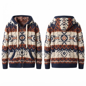 Sweat à capuche pull-over texturé 100 % coton épais pour homme, coupe classique, style vintage, avec logo personnalisé, vente en gros, dropshipping - Product Image 1