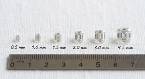 Diamant de laboratoire taille émeraude 2,00x3,00 mm, diamants de laboratoire en vrac VVS-VS couleur DEF, vente en gros pour la fabrication de bijoux - Product Image 5