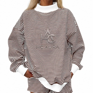 Sudadera de cuello alto para mujer, de alta calidad, sostenible, estilo streetwear, nueva llegada al mejor precio. - Product Image 6