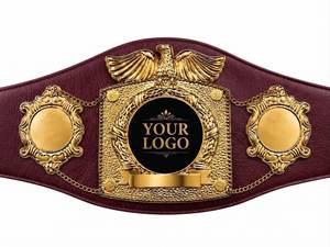 Cinturones de campeonato de cuero, cinturones de lucha libre, títulos de campeonato, cinturón de campeonato de MMA personalizado, cinturones de campeonato con logo personalizado - Product Image 2
