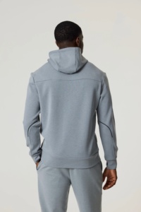 Conjunto Deportivo de Forro Polar para Hombre, Sudadera con Capucha, Pantalones Jogger, Ropa Casual para Gimnasio, Ropa Casual de Color Sólido para Otoño - Product Image 6