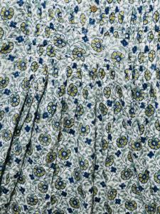 ชุดเดรสผ้าฝ้าย 100% พิมพ์ลายดอกไม้หลากสีสำหรับผู้หญิง |   สไตล์ผสมผสานวัฒนธรรมพื้นเมือง |   เดรสแขนยาวรัดเอว |   ผ้าที่ระบายอากาศได้ดี - Product Image 2