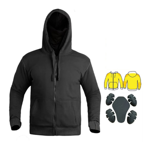 Professional Motorcycle Kevlar Hoodies Customized Road Riding Gear Protective Windproof and Warm for Rider - Product Image 1