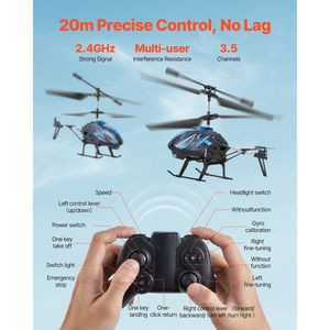 Mini 3.5 canale telecomando RC elicottero per bambini presente Mini aereo giocattolo - Product Image 6