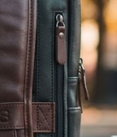 Wholesale Customized High Quality Men's Genuine <b>Leather</b> <b>Backpack</b> Large Capacity Business <b>Laptop</b> Shoulder Bag School Bag - Product Image 3