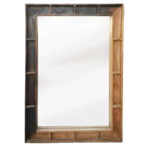Handcrafted Wood Framed <b>Mirror</b> Home Decor | OEM Custom Wholesale MOQ 50 Pcs - Product Image 1