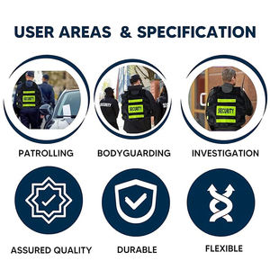 Chaleco de Seguridad Reflectante de Alta Visibilidad para Trabajo de Construcción, Uso Nocturno en Exteriores, Certificado ANSI, Ligero y Ajustable - Product Image 4