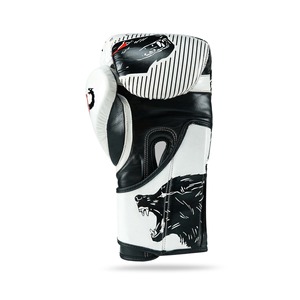 OEM Custom Design Premium Leather Boxing <b>Gloves</b> 15oz for Boxing Training with Adjustable Wrist Padding - Product Image 5