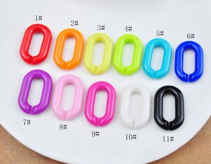 Cadena Larga de Resina, Estilo Moderno, Mezcla de Colores, Punk, Hueca, Grande, Gruesa, de Varias Piezas, Decoración para el Hogar, Hecha a Mano - Product Image 3