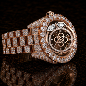 Luxury Moissanite Diamond Watch Men Full Pave VVS Moissanite Stones Stainless Steel <b>Automatic</b> <b>Wristwatch</b> - Product Image 2