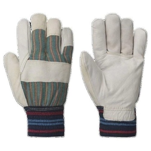Gants de sécurité industriels en cuir de vachette grainé, gants de travail doux et confortables, résistants à l'abrasion pour le jardinage - Product Image 1