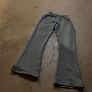 Pantalones Acampanados para Mujer, Cintura Media, Tela de Forro Polar, para Ejercicio, Fitness, Gimnasio y Uso Casual, Pantalones Ajustados de Encaje para Streetwear - Product Image 6