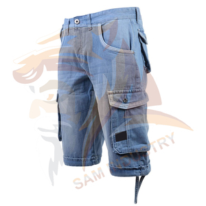 Nuevos Shorts de Mezclilla para Hombre, Diseño Recto, Lavado Claro, Tela Transpirable, Moda Urbana, Estilo Casual - Product Image 2