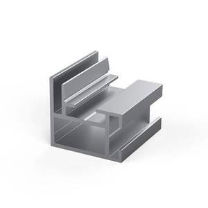 Perfiles de Extrusión de Aleación de Aluminio Planos Industriales para Disipador de Calor, Temperatura T3~T8, Modelo de Aluminio CNW MT280201 con Servicio de Corte - Product Image 2