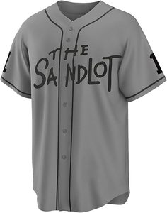 Maillot de baseball gris à boutons, manches courtes, nom de l'équipe, numéro du joueur, chemise de sport personnalisée pour hommes et femmes - Product Image 2
