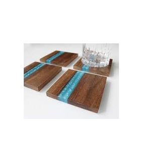 Alfombrillas y almohadillas de resina de madera de diseño antiguo, decoración del hogar de alta calidad, posavasos con junta de madera, precio barato, nueva producción - Product Image 6