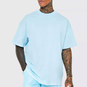 Bulk oversized tee cotton tshirt streetwear tee relaxed fit tee for fashion brands wholesale ready stock - Product Image 1