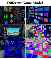 Garantie 1 an, installation facile, thème multi-jeux personnalisé, jeu actif, sol LED interactif RGB, piste de danse LED interactive