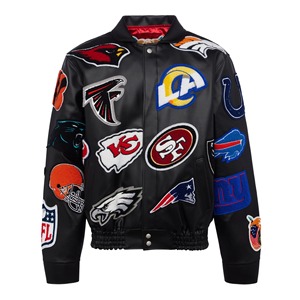 เสื้อแจ็คเก็ตหนังวีแกนสีดำ - Product Image 1