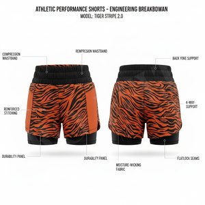 Shorts Deportivos 2 en 1 para Mujer, Estilo Único, Poliéster, Doble Capa, para Gimnasio, Running, Fitness, Secado Rápido, Transpirables - Product Image 2