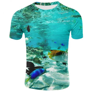 T-shirt de pêche à manches courtes pour homme avec tissu respirant pour la pêche, les activités de plein air, la randonnée, le camping et les sports - Product Image 5