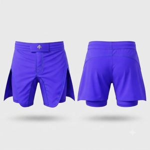 Nuevos Shorts de MMA RIVIAN ATLANTIC de Primera Calidad, con Estampado por Sublimación, Material de Spandex/Poliéster, Cortos, para Hombre - Product Image 1