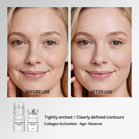 Coffret Cadeau d'Essence Raffermissante aux Peptides, Convient pour un Ensemble d'Essences Anti-âge par Micro-infusion, Amplificateur de Collagène, Ajoutez Votre Logo.