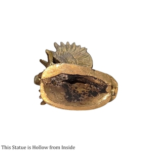 Statuette d'aigle en laiton antique de qualité supérieure, pièce décorative d'appoint pour cadeaux de pendaison de crémaillère, présentoirs d'élite et étagères - Product Image 5