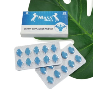2026 Popular Men's Blue Herbal Tablet Natural Male Health <b>Supplement</b> Pills Promote vitality and passion - Product Image 1