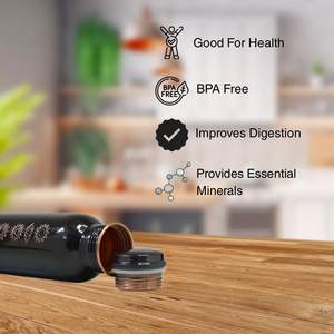 Juego de Vasos de Cobre para Cerveza con Diseño de 7 Chakras, 2 Vasos de Agua de 300 ml Cada Uno, Diseño Clásico, Aptos para Lavavajillas y Microondas, para Uso Doméstico, Regalo - Product Image 3