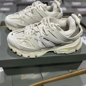 Zapatos de Diseñador de Lujo con Cordones de Cuero Genuino de Alta Calidad, Marcas Famosas para Mujer, Zapatillas Deportivas Casuales Originales para Hombre - Product Image 6