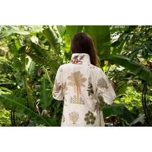 Vestido Kimono Boho a Cuadros para Mujer, con Cinturón, Corte Holgado, Manga Murciélago, Cuello en V, Algodón, Largo Midi, Ropa Casual de Verano - Product Image 6