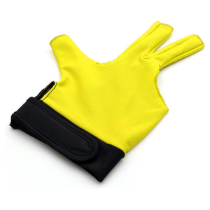 Guantes de Billar de 3 Dedos con Cierre de Velcro de Nailon y Algodón, Cómodos y Ligeros, Guantes Profesionales de Snooker de Poliéster - Product Image 4