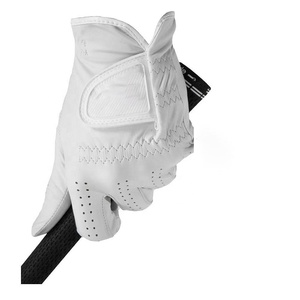 Gants de golf en cuir Cabretta blanc pour droitier avec poignées respirantes pour les sports de plein air, performance optimale, vente en gros - Product Image 1