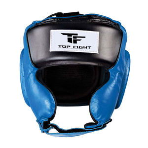 <b>Style</b> Kick Boxing Headgear Boxing And Karate Helmet <b>Head</b> protector New Arrival Leather Custom Logo <b>Head</b> Guard for Boxing - Product Image 1